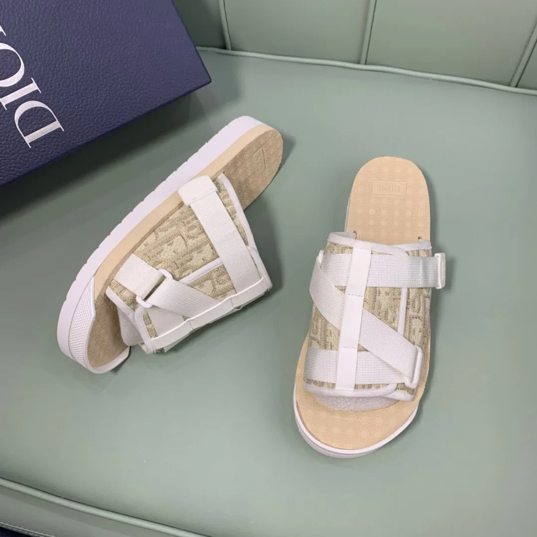 Factory price: 280💰 Dior men's counters are selling sandals at the same time ✔️Imported brand printing/selected high-quality calfskin, highlighting high-end elegance, exquisite workmanship, soles: original soles specially provided by the original factory, hot-selling physical products🔥Normal size: 38-44, customized 45